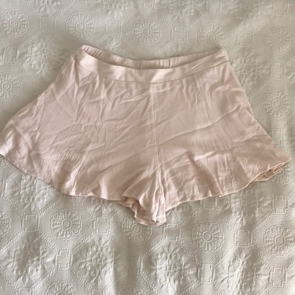 ***Blush Pink Flowy Shorts***